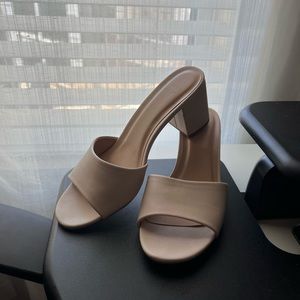 Target a new day block heel mules